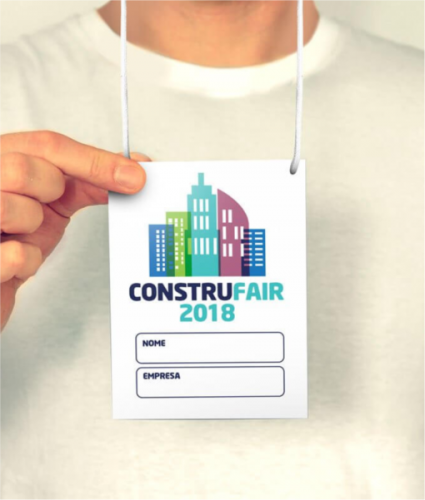 Credencial 10x14 cm com Cordão