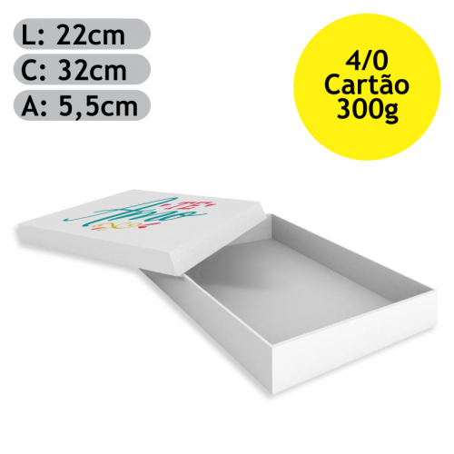 Caixa de Presente - Cartão Duplex 300g
