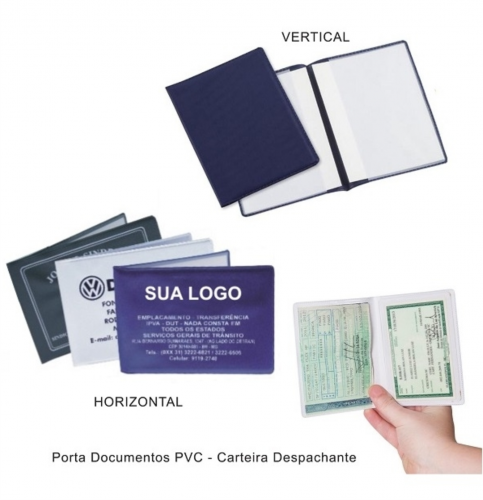 Porta Documentos em PVC Personalizados