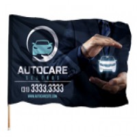 Bandeira Personalizada c/ Bastão