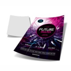 2500 Folhetos 20x28 cm - Couchê 80g - 4x0 Frente