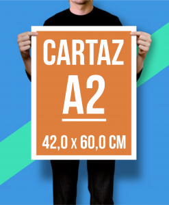 Cartazes A2 - 42x60 cm - Papel Couchê 150g