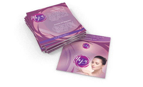 500 Cartões Duplo - Verniz Total - 4x4 Frente e Verso