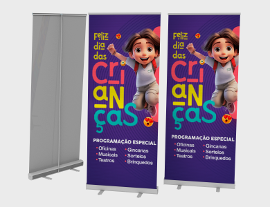Banner Roll Up - 1,00 x 2,00 m