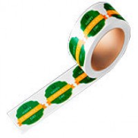 500 Rótulos em BOPP 10x10 cm 